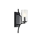 Applique murale Kichler Vara 44070DBK 1-lumière 60W noir vieilli
