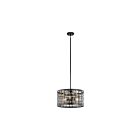 Suspendu transformable Kichler Aldergate 44075BK 3-lumières 75W noir