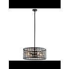 Lustre rond Kichler Aldergate 44076BK 4-lumières 75W noir