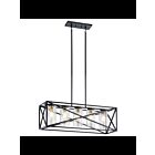 Lustre linéaire Kichler Moorgate 44081BK 5-lumières 75W noir