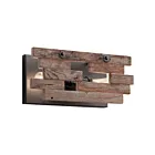 Applique murale Kichler Cuyahoga Mill 44230AVI 2-lumières 75W fer d'enclume