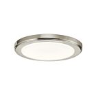 Plafonnier rond Kichler Zero 44246NILED40 18.5W nickel brossé