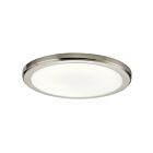 Plafonnier rond Kichler Zero 44248NILED40 24W nickel brossé