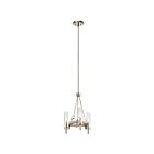 Mini Chandelier Kichler Telan 44286WWW 3-lumières 40W bois blanc délavé
