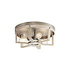 Plafonnier Kichler Peyton 44293WWW 3-lumières 75W bois blanc délavé