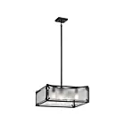 Lustre à 1 étage Kichler 44332DBK 5-lumières 75W noir vieilli
