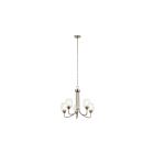 Lustre à 1 étage Kichler Valserrano 44377NICS 5-lumières 75W nickel brossé