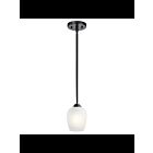 Mini suspendu Kichler Valserrano 44380BK 1-lumière 75W noir