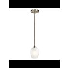 Mini suspendu Kichler Valserrano 44380NI 1-lumière 75W nickel brossé