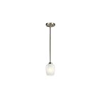 Mini suspendu Kichler Valserrano 44380NI 1-lumière 75W nickel brossé