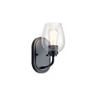Applique murale Kichler Valserrano 44381BKCS 1-lumière 75W noir
