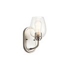 Applique murale Kichler Valserrano 44381NICS 1-lumière 75W nickel brossé