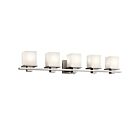 Luminaire de vanité Kichler Tully 45193AP 5-lumières 100W étain antique