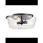 Plafonnier Kichler Alton 45299BK 3-lumières 75W noir
