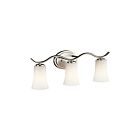 Luminaire de vanité Kichler Armida 45376NI 3-lumières 100W nickel brossé