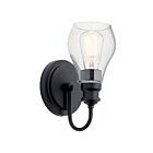 Applique murale Kichler Greenbrier 45390BK 1-lumière 100W noir