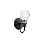 Applique murale Kichler Greenbrier 45390BK 1-lumière 100W noir
