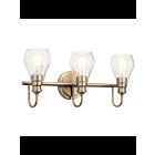 Luminaire de vanité Kichler Greenbrier 45392CLZ 3-lumières 100W bronze classique