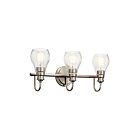 Luminaire de vanité Kichler Greenbrier 45392NI 3-lumières 100W nickel brossé