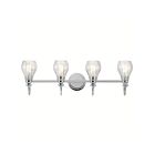 Luminaire de vanité Kichler Greenbrier 45393CH 4-lumières 100W chrome