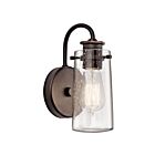 Applique murale Kichler Braelyn 45457OZ 1-lumière 60W vieux bronze