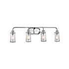 Luminaire de vanité Kichler Braelyn 45460CH 4-lumières 60W chrome