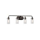 Luminaire de vanité Kichler Braelyn 45460OZ 4-lumières 60W vieux bronze