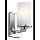 Applique murale Kichler Crosby 45495CH 1-lumière 100W chrome