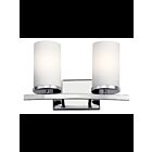 Luminaire de vanité Kichler Crosby 45496CH 2-lumières 100W chrome