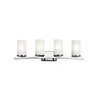 Luminaire de vanité Kichler Crosby 45498CH 4-lumières 100W chrome