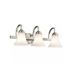 Luminaire de vanité Kichler Keiran 45513NI 3-lumières 100W nickel brossé