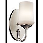 Applique murale Kichler Aubrey 45568NI 1-lumière 100W nickel brossé