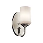 Applique murale Kichler Aubrey 45568NI 1-lumière 100W nickel brossé