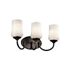 Luminaire de vanité Kichler Aubrey 45570OZ 3-lumières 100W vieux bronze