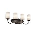 Luminaire de vanité Kichler Aubrey 45571OZ 4-lumières 100W vieux bronze