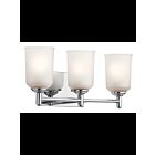 Luminaire de vanité Kichler Shailene 45574CH 3-lumières 100W chrome