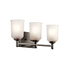 Luminaire de vanité Kichler Shailene 45574OZ 3-lumières 100W vieux bronze