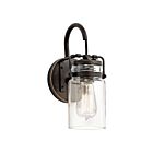 Applique murale Kichler Brinley 45576OZ 1-lumière 100W vieux bronze