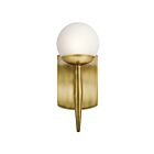 Applique murale Kichler Jasper 45580NBR 1-lumière 50W laiton naturel