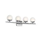 Luminaire de vanité Kichler Jasper 45583CH 4-lumières 50W chrome