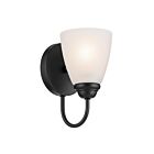Kichler 45637BK Jolie 1-Lumière 100W Noir Lumière Vanité