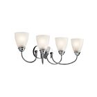 Luminaire de vanité Kichler Jolie 45640CH 4-lumières 100W chrome