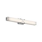 Luminaire de vanité linéaire à LED Kichler Trinsic 45658CHLED 3-lumières 38.5W chrome