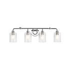 Luminaire de vanité Kichler Gunnison 45667CH 4-lumières 75W chrome