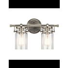 Luminaire de vanité Kichler Brinley 45688NI 2-lumières 75W nickel brossé