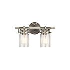 Luminaire de vanité Kichler Brinley 45688NI 2-lumières 75W nickel brossé