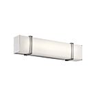 Luminaire de vanité linéaire à LED Kichler Impello 45838CHLED 1-lumière 25W chrome