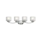 Luminaire de vanité Kichler Archer 45864CH 4-lumières 75W chrome