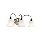 Luminaire de vanité Kichler Nicholson 45883NI 3-lumières 100W nickel brossé