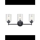 Luminaire de vanité Kichler Winslow 45886BK 3-lumières 75W noir